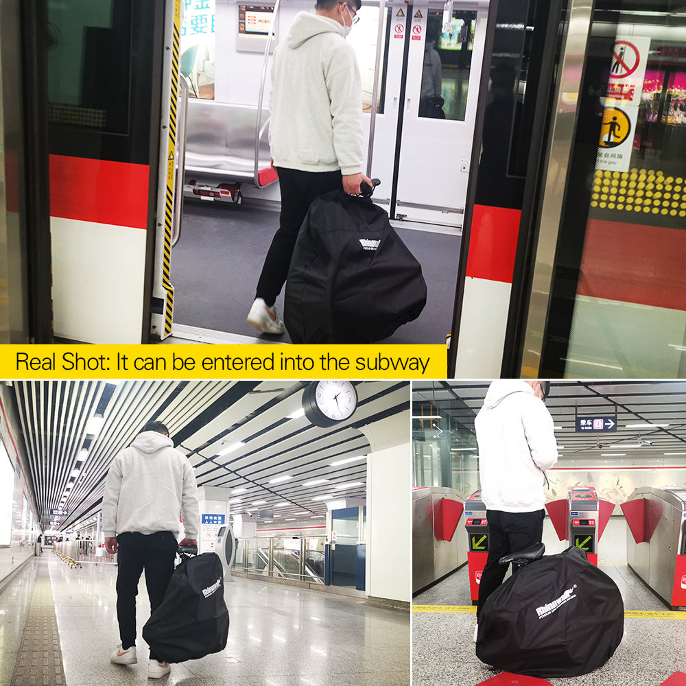 RHINOWALK RF162 Bicycle Folding Carry Bag Pouch for 14-16 inch Bike Transport Bag RHINOWALK RF162 Bicycle Folding Carry Bag Pouch for 14-16 inch Bike Transport Bag